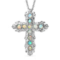 EVER TRUE Natürlicher, äthiopischer Welo Opal Schmuckset ca. 50 cm ca. 0,88 ct.