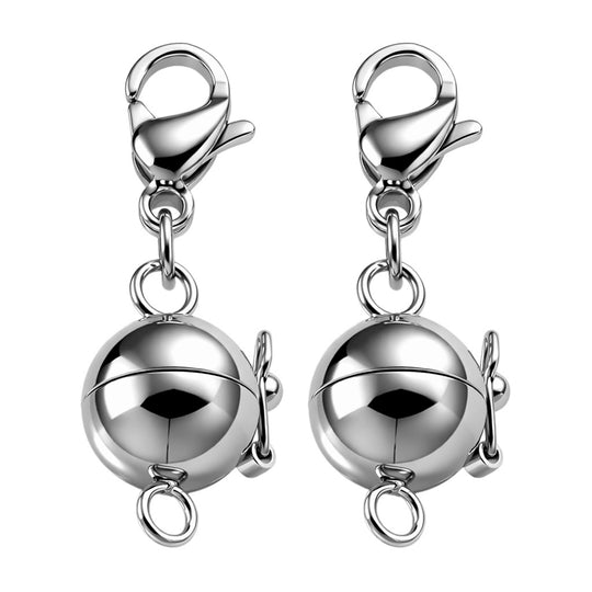 2er Set - 316L Edelstahl Magnetschließen ca. 3,00g, Bicolor