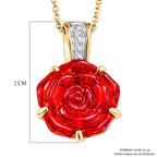 GP Whispers of Murano Kollektion - Kanchanaburi Blauer Saphir Schmuckset ca. 50 cm 925 Silber 750 Gelbgold vermeil 3.96 ct