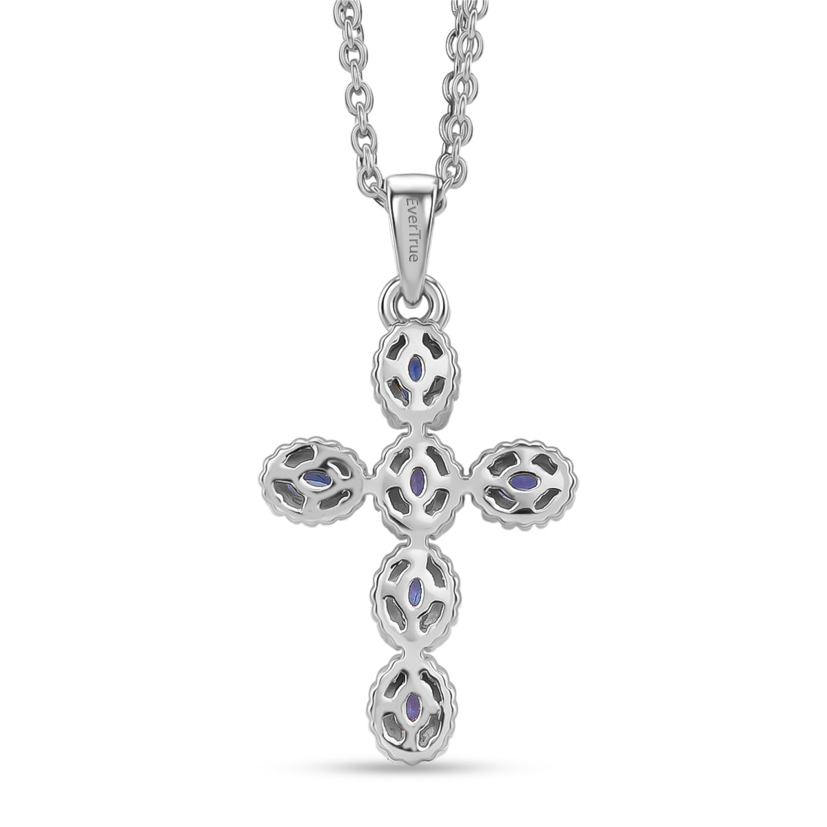 EVER TRUE Tansanit Schmuckset ca. 50 cm ca. 1,10 ct.