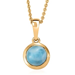 D'Joy AAA Larimar Schmuckset ca. 50 cm ca. 1.60 ct