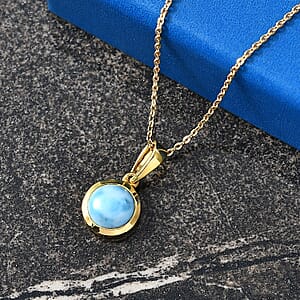 D'Joy AAA Larimar Schmuckset ca. 50 cm ca. 1.60 ct