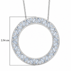 LUXURIANT DIAMOND - Lab Grown Diamant SI-GH Schmuckset ca. 50 cm 925 Silber Rhodiniert ca. 1,01 ct.