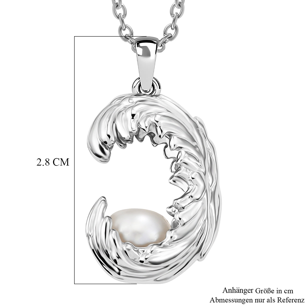 EVER TRUE Süßwasser Perle (8-8.5 mm) Schmuckset ca. 50 cm