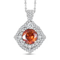 D'Joy AA Sphalerit, Moissanit Schmuckset ca. 50 cm 925 Silber Rhodiniert ca. 3,50 ct.