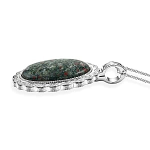Chinesischer Rubin Schmuckset ca. 50 cm 316L Edelstahl Silber, Nickelfreies Messing Silber ca. 50,00 ct.