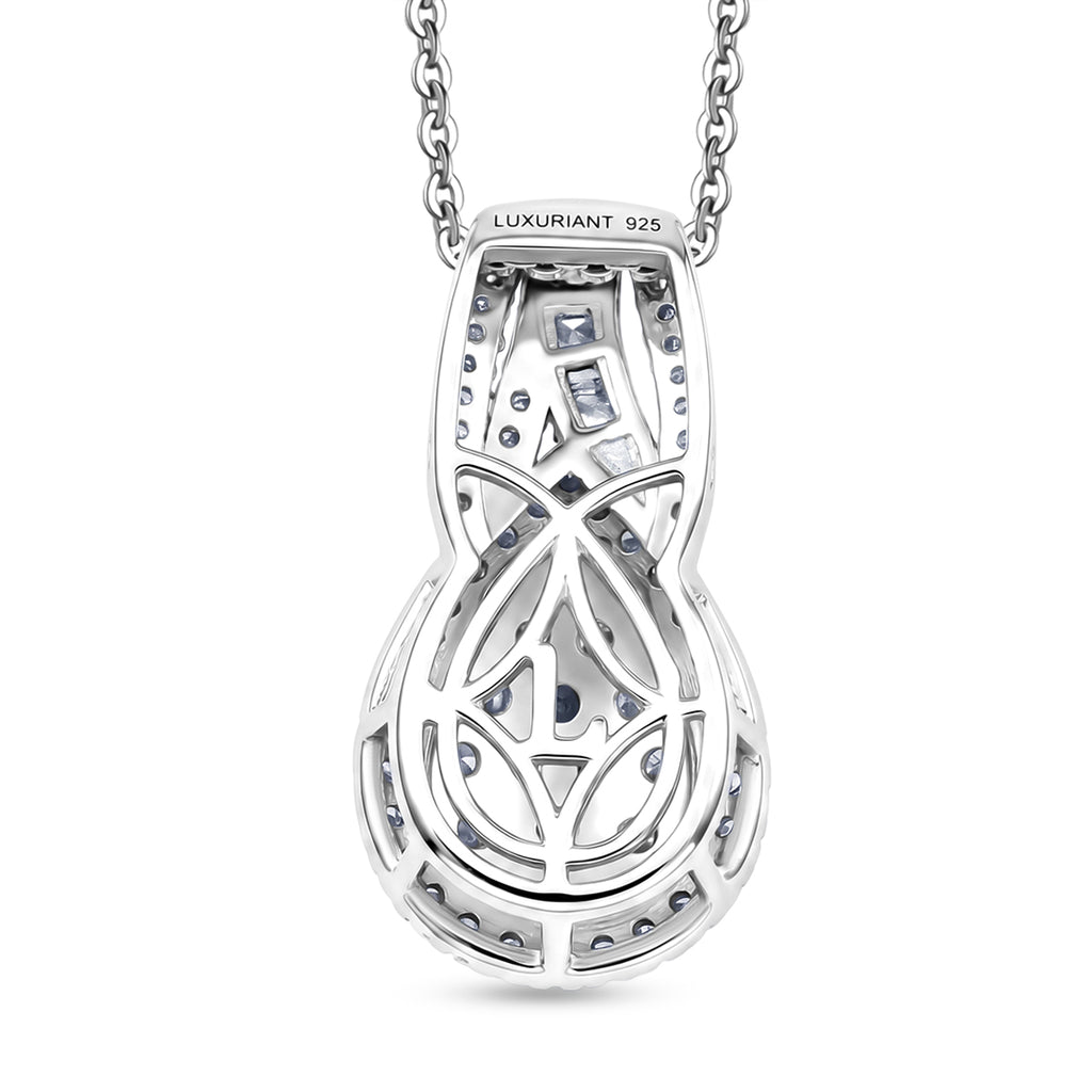 LUXURIANT DIAMOND - Lab Grown Diamant SI-GH SGL zertifiziert  Schmuckset ca. 50 cm 925 Silber Rhodiniert ca. 1.00 ct