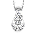 LUXURIANT DIAMOND - Lab Grown Diamant SI-GH SGL zertifiziert  Schmuckset ca. 50 cm 925 Silber Rhodiniert ca. 1.00 ct