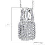LUXURIANT DIAMOND - Lab Grown Diamant SI-GH Schmuckset ca. 50 cm 925 Silber Rhodiniert ca. 1.01 ct