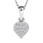 LUXURIANT DIAMOND - Lab Grown Diamant SI-GH Schmuckset ca. 50 cm 925 Silber Rhodiniert ca. 0.15 ct