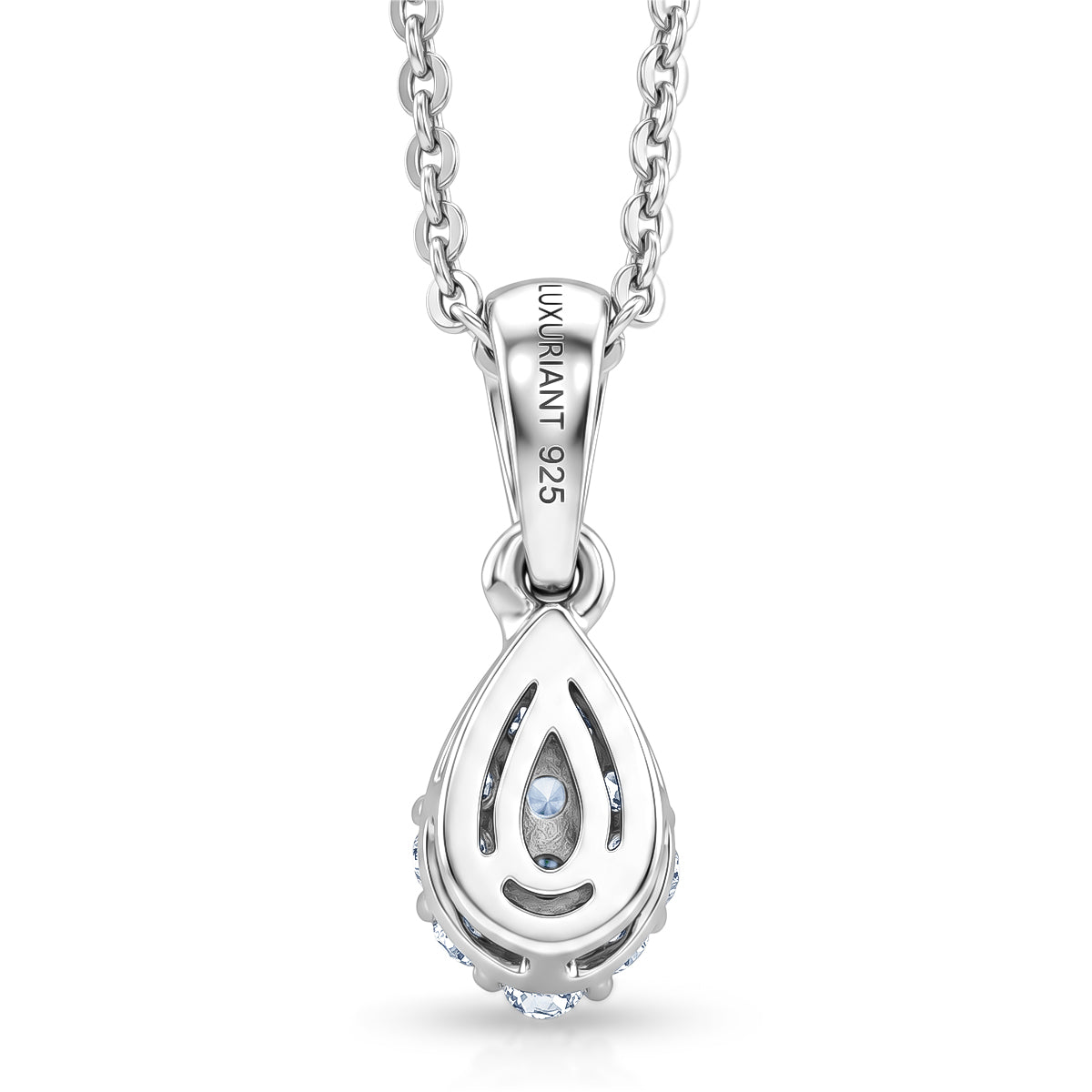 LUXURIANT DIAMOND - Lab Grown Diamant SI-GH Schmuckset ca. 50 cm 925 Silber Rhodiniert ca. 0.15 ct