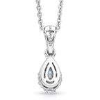 LUXURIANT DIAMOND - Lab Grown Diamant SI-GH Schmuckset ca. 50 cm 925 Silber Rhodiniert ca. 0,15 ct.