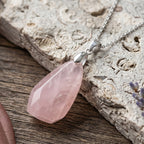 Rosenquarz Schmuckset ca. 50 cm ca. 50.00 ct