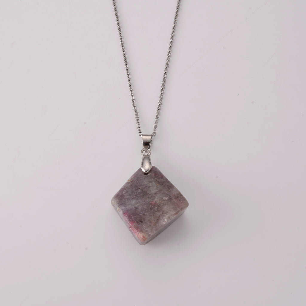 Rosa Turmalin Schmuckset ca. 50 cm ca. 80.00 ct