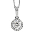 LUXURIANT DIAMOND - Lab Grown Diamant SI-GH Schmuckset ca. 50 cm 925 Silber Rhodiniert ca. 1,07 ct.
