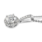 LUXURIANT DIAMOND - Lab Grown Diamant SI-GH Schmuckset ca. 50 cm 925 Silber Rhodiniert ca. 1,07 ct.