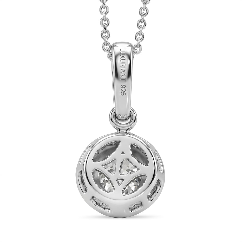 LUXURIANT DIAMOND - Lab Grown Diamant SI-GH Schmuckset ca. 50 cm 925 Silber Rhodiniert ca. 1,07 ct.
