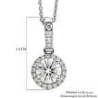 LUXURIANT DIAMOND - Lab Grown Diamant SI-GH Schmuckset ca. 50 cm 925 Silber Rhodiniert ca. 1,07 ct.