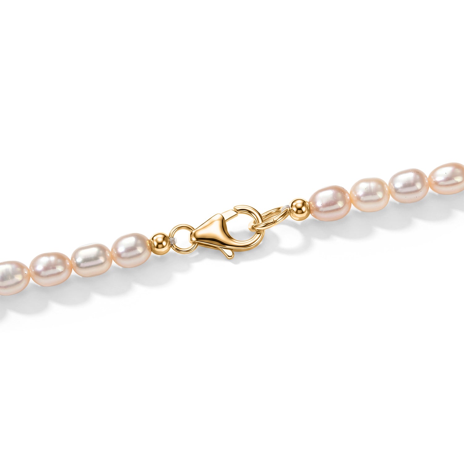 D'Joy AA Kagem sambischer Smaragd, Süßwasserperle und Zirkon Anhänger mit 50cm Kette, 925 Silber 750 Gelbgold Vermeil