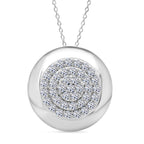 LUXURIANT DIAMOND - Lab Grown Diamant SI-GH SGL zertifiziert Schmuckset ca. 50 cm 925 Silber Rhodiniert ca. 1,00 ct.