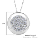 LUXURIANT DIAMOND - Lab Grown Diamant SI-GH SGL zertifiziert Schmuckset ca. 50 cm 925 Silber Rhodiniert ca. 1,00 ct.