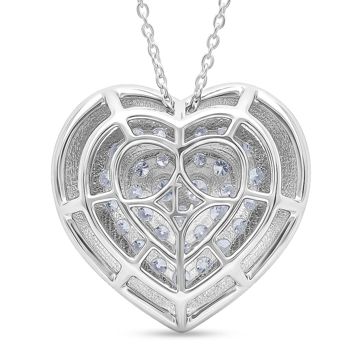 LUXURIANT DIAMOND - Lab Grown Diamant SI-GH SGL zertifiziert Schmuckset ca. 50 cm 925 Silber Rhodiniert ca. 1,00 ct.