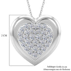 LUXURIANT DIAMOND - Lab Grown Diamant SI-GH SGL zertifiziert Schmuckset ca. 50 cm 925 Silber Rhodiniert ca. 1,00 ct.