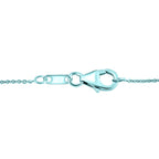 D'Joy Larimar Anhänger mit Kette, ca. 50 cm 925 Silber Ion Blau Beschichtung ca. 6.96 ct
