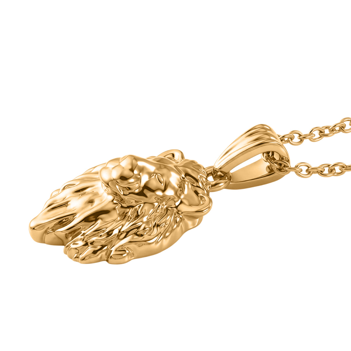 EVER TRUE Bronzella Kollektion-Reine Bronze 750 Vergoldet und Edelstahl 750 Vergoldet Anhänger mit Kette, ca. 50 cm ca. 7,40g