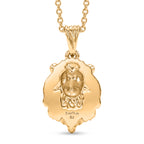 EVER TRUE Bronzella Kollektion-Reine Bronze 750 Vergoldet und Edelstahl 750 Vergoldet Anhänger mit Kette, ca. 50 cm ca. 7,40g