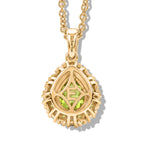 EVER TRUE AA Natürlicher Peridot Anhänger mit Kette, ca. 50 cm ca. 2.32 ct