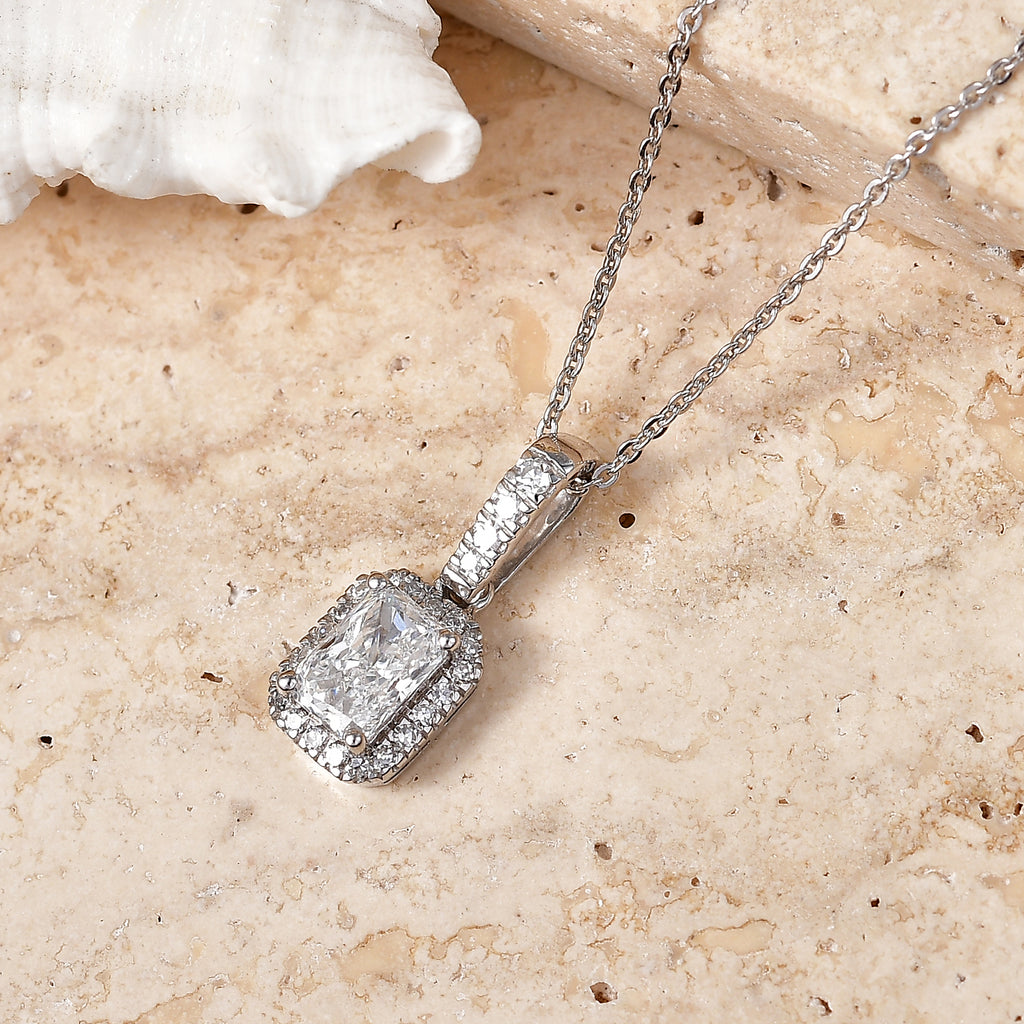 LUXURIANT DIAMOND - Lab Grown Diamant SI-GH Schmuckset ca. 50 cm 925 Silber Rhodiniert ca. 1,00 ct.