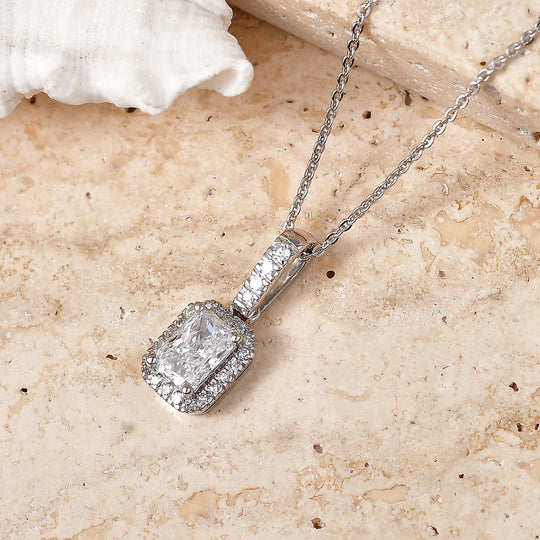 LUXURIANT DIAMOND - Lab Grown Diamant SI-GH Schmuckset ca. 50 cm 925 Silber Rhodiniert ca. 1.00 ct
