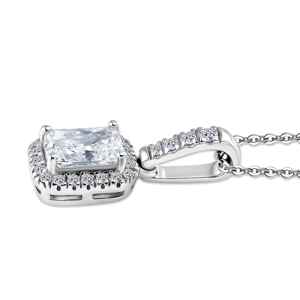 LUXURIANT DIAMOND - Lab Grown Diamant SI-GH Schmuckset ca. 50 cm 925 Silber Rhodiniert ca. 1,00 ct.