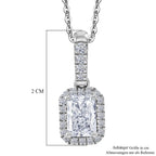 LUXURIANT DIAMOND - Lab Grown Diamant SI-GH Schmuckset ca. 50 cm 925 Silber Rhodiniert ca. 1,00 ct.