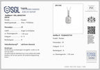LUXURIANT DIAMOND - Lab Grown Diamant SI-GH Schmuckset ca. 50 cm 925 Silber Rhodiniert ca. 1,00 ct.