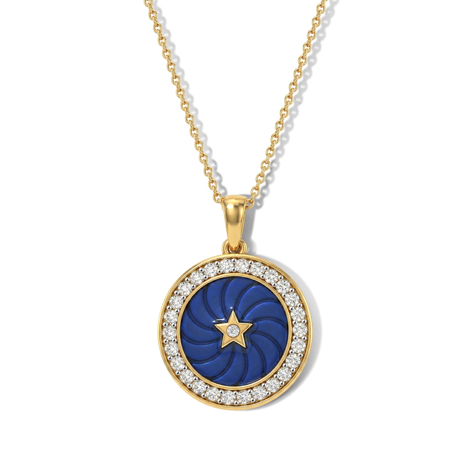 LUXURIANT DIAMOND - Lab Grown Diamant SI-GH Schmuckset ca. 50 cm 925 Silber 750 Gelbgold vermeil ca. 0.50 ct
