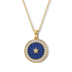 LUXURIANT DIAMOND - Lab Grown Diamant SI-GH Schmuckset ca. 50 cm 925 Silber 750 Gelbgold vermeil ca. 0,51 ct.