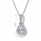 LUXURIANT DIAMOND - Lab Grown Diamant SI-GH Schmuckset ca. 50 cm 925 Silber Rhodiniert ca. 1,00 ct.