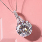 D'Joy Moissanit Schmuckset ca. 45 cm 925 Silber Rhodiniert ca. 11.01 ct