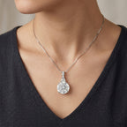 D'Joy Moissanit Schmuckset ca. 45 cm 925 Silber Rhodiniert ca. 11.01 ct