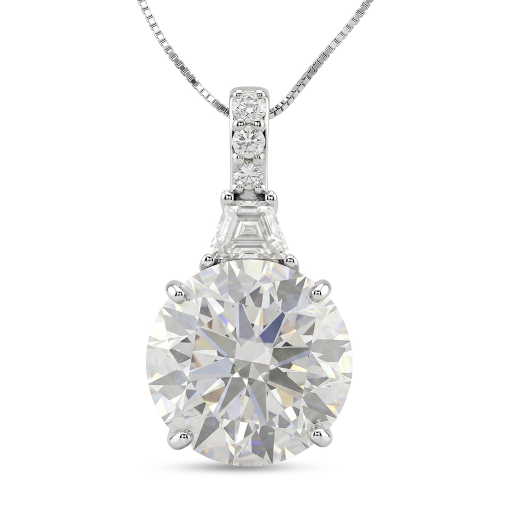 D'Joy Moissanit Schmuckset ca. 45 cm 925 Silber Rhodiniert ca. 11.01 ct