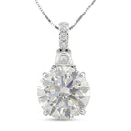D'Joy Moissanit Schmuckset ca. 45 cm 925 Silber Rhodiniert ca. 11.01 ct