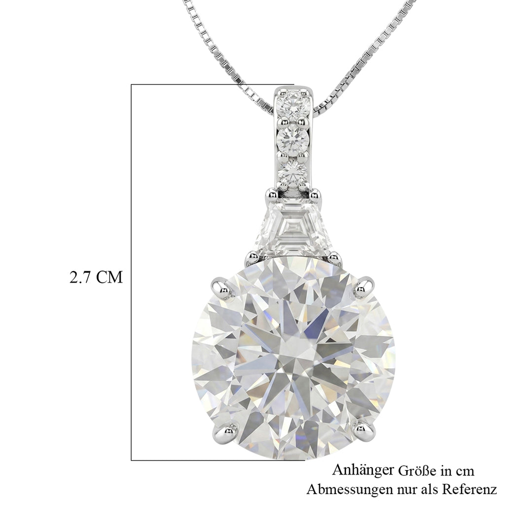 D'Joy Moissanit Schmuckset ca. 45 cm 925 Silber Rhodiniert ca. 11.01 ct