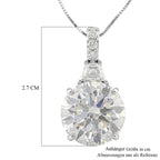D'Joy Moissanit Schmuckset ca. 45 cm 925 Silber Rhodiniert ca. 11.01 ct