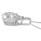 D'Joy Moissanit Schmuckset ca. 45 cm 925 Silber Rhodiniert ca. 10.69 ct