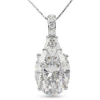 D'Joy Moissanit Schmuckset ca. 45 cm 925 Silber Rhodiniert ca. 10.69 ct