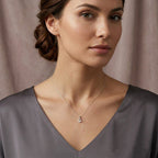 LUXURIANT DIAMOND - Lab Grown Diamant VS-EF Schmuckset ca. 50 cm 925 Silber Rhodiniert ca. 1,06 ct.