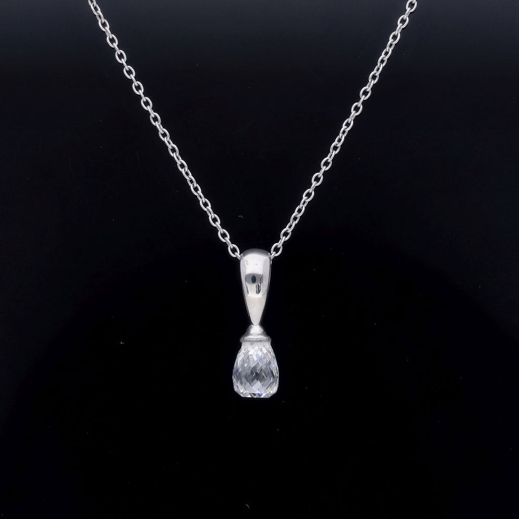 LUXURIANT DIAMOND - Lab Grown Diamant VS-EF Schmuckset ca. 50 cm 925 Silber Rhodiniert ca. 1,06 ct.