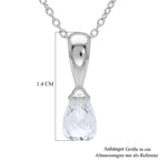 LUXURIANT DIAMOND - Lab Grown Diamant VS-EF Schmuckset ca. 50 cm 925 Silber Rhodiniert ca. 1,06 ct.